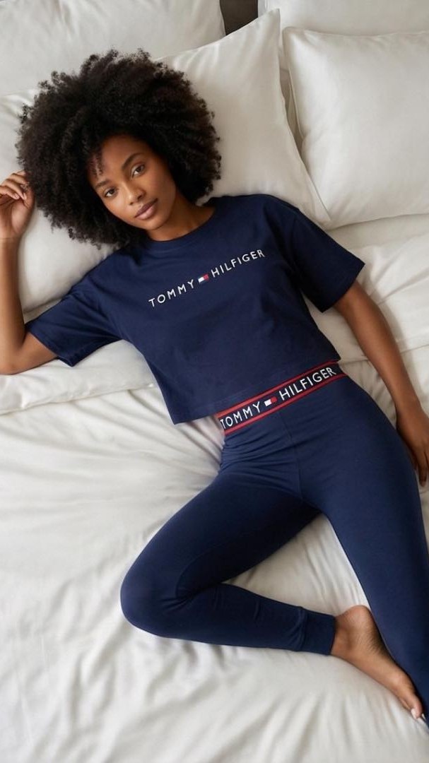 Lacivert T-Shirt & Lacivert Tayt Takım