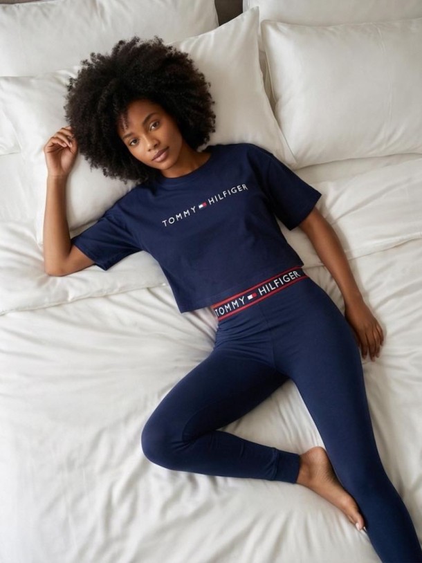 Lacivert T-Shirt & Lacivert Tayt Takım