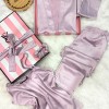 3'Lü Pudra İpek Saten Set