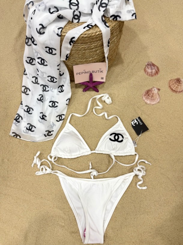3'lü Pareolu Bikini Set