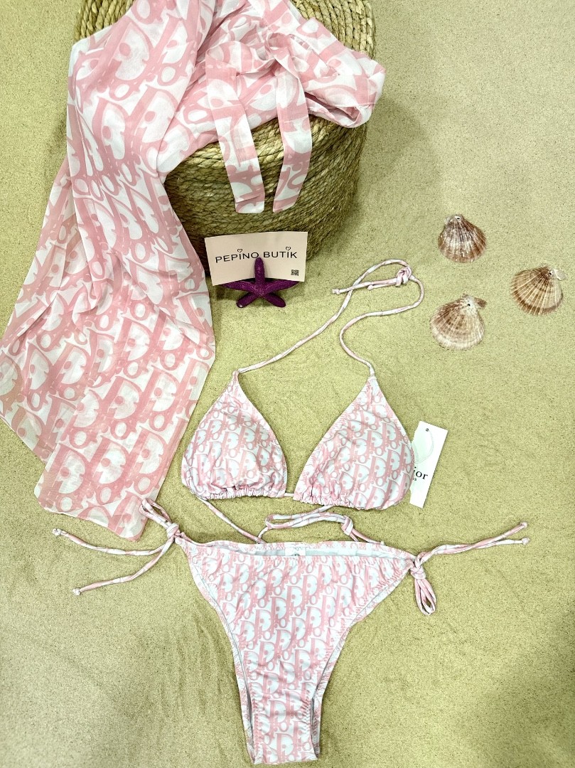 3'lü Pareolu Bikini Set
