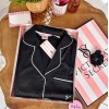 Siyah Armani İpek Saten Pijama Takımı