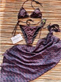 3'lü Pareolu Bikini Set
