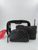 3'Lü Makyaj Çanta Set