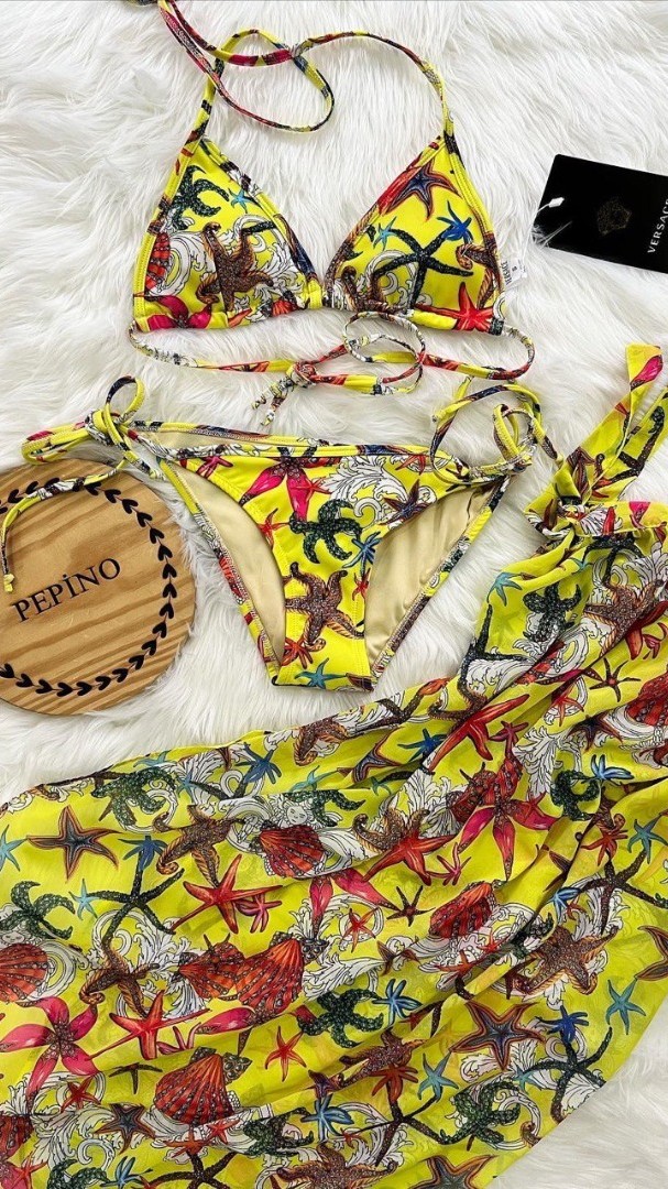 3'lü Pareolu Bikini Set