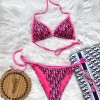 Neon Pembe Bikini Takım