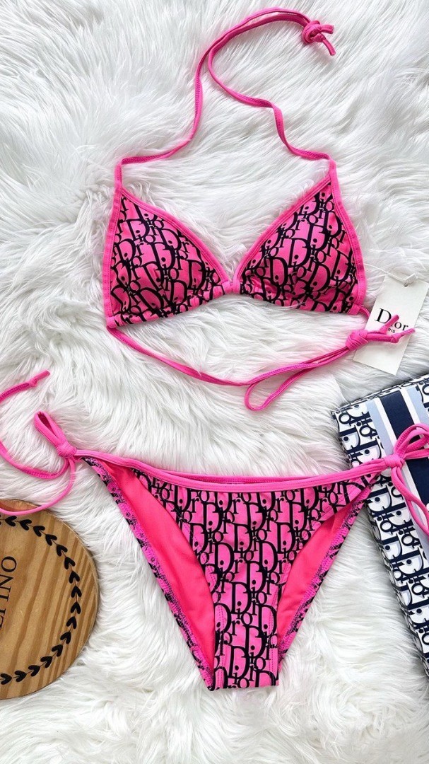 Neon Pembe Bikini Takım