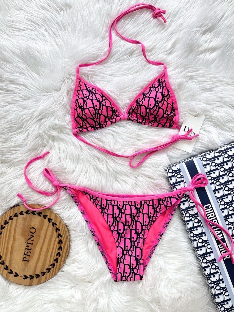 Neon Pembe Bikini Takım