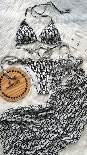 3'lü Pareolu Bikini Set