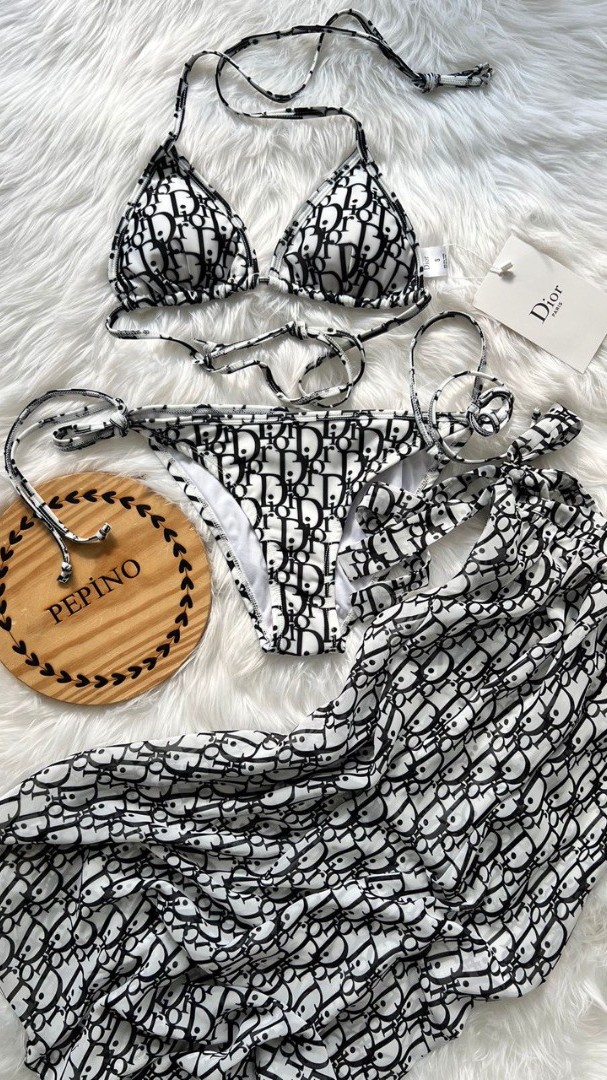 3'lü Pareolu Bikini Set