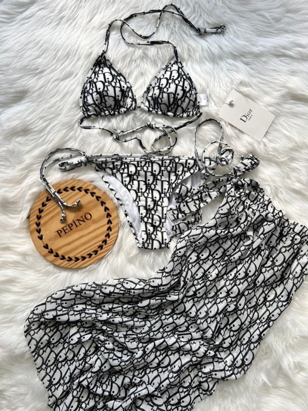 3'lü Pareolu Bikini Set
