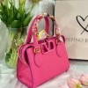 Valentino Pembe Fular Detaylı Çanta