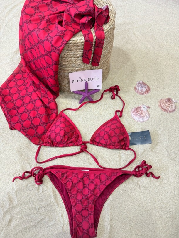 Pareolu 3 lü Bikini Set